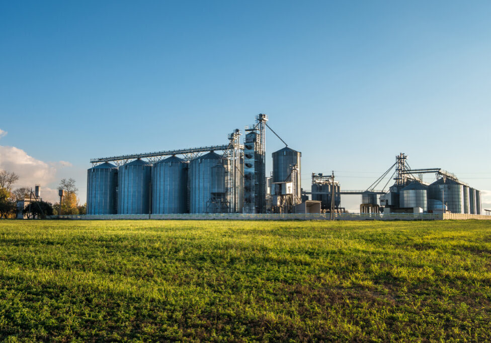 agro-processing plant for processing and silos for drying cleaning and storage of agricultural products, flour, cereals and grain